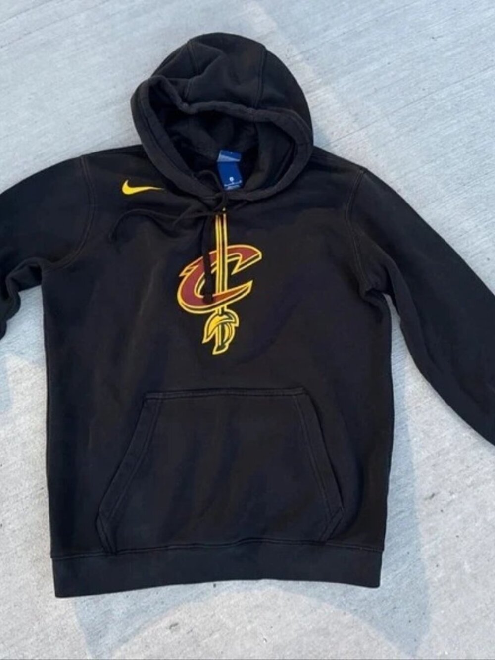 Nike NBA Cleveland Cavaliers Black Pullover Hoodie Mens M